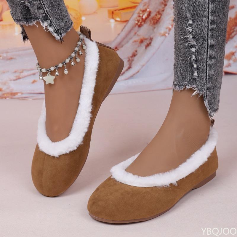 Autumn and Winter Fashion New Women's Large Cotton Shoes Warm Plush Leisure Multi Functional Flat Bottomed Women's Boots