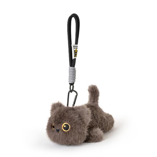 Cute Cat Plush Keychain Stuffed Animal Kitten Pendant Soft Fluffy A