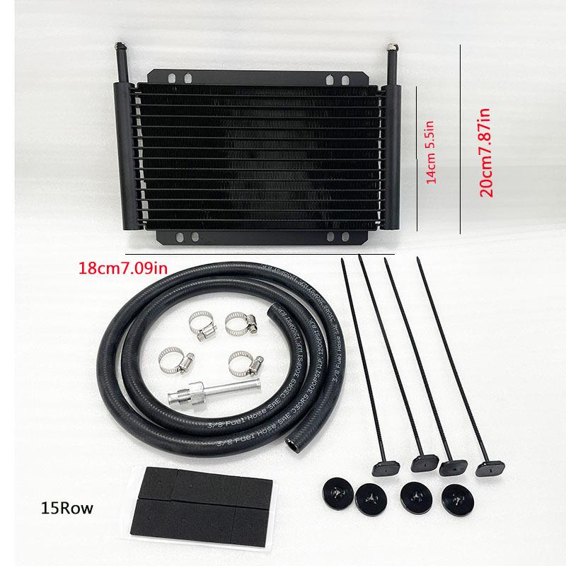 Oil Cooler Aluminum Transmission Oil Cooler 12Row 15Row 17Row Automatic Stacked Plate Oil Cooler Radiator
