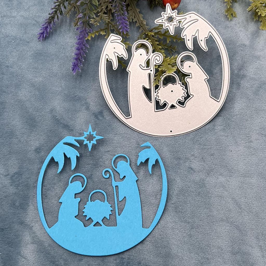 Metal Die Cuts Nativity Embossing Stencil Cutting Dies for Card Making Scrapbooking Paper Craft DIY Template Handmade