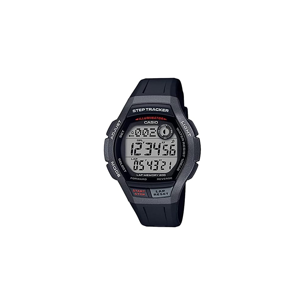 Casio Collection WS-2000H-1AJH Men s Black Watch Water Resistant Digital Display