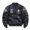 Men's MA1 Air Force Flight Jacket: Spring/Autumn Baseball Collar Workwear Coat