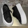 Little White Shoes White Platform Men'S Niche Inner Height-Increasing Board Shoes Men'S Shoes Casual Shoes Muffin Shoes