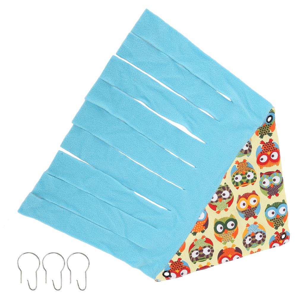 Animal Corner Hideout Canvas Flannel Corner Tent for Hamsters Ferrets Chinchillas