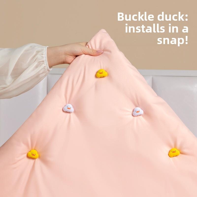 The Duck-shaped Quilt Holder Is Skin-friendly, Scratch-free, Anti-running and Detachable for Students' Home Use