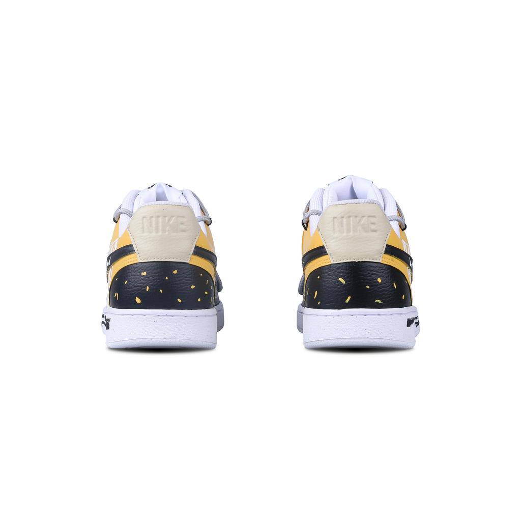 Nike Court Vision 1 Helles Gelb Skelett Schatten Rutschfeste Dämpfung Niedriger Schaft Skateboard-Schuhe Herren Schwarz Gelb DH2987-101(team257-)