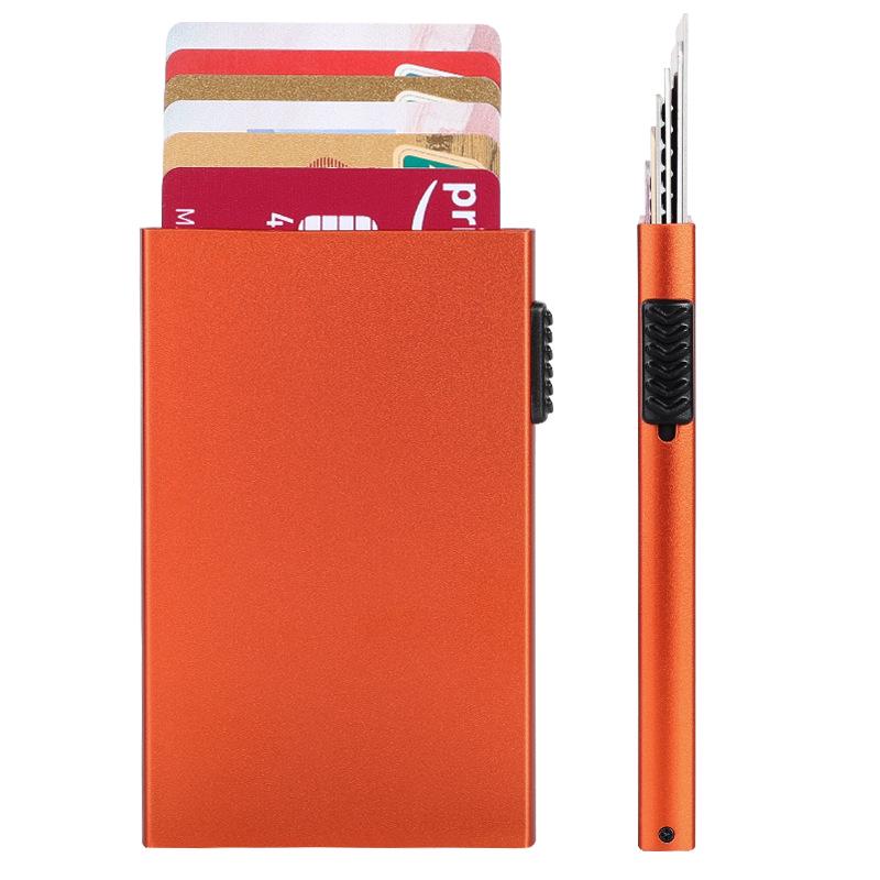 Herren Aluminium RFID Diebstahlschutz Kartenhalter & Dokumentenaufbewahrung