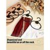 1pc Scarf Hangers, Circular Loop Design Scarf Organizers With Swivel Hook, Space-Saving Clothes Organizer
