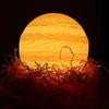 3D Light Print Jupiter Lamp Table Lamp Colorful Moon Lamp Rechargeable Change Touch Usb Led Night Light Home Decor Creative Gift