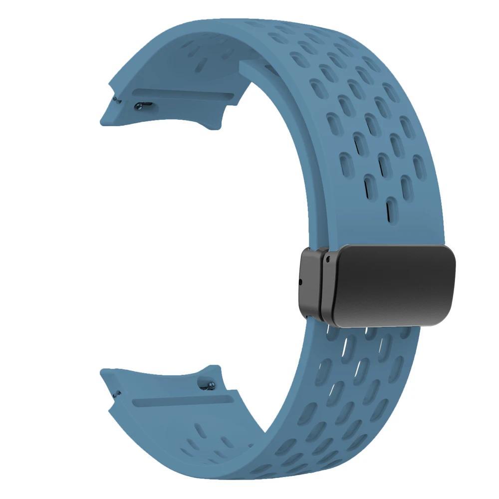 Magnetic Buckle Band for Samsung Galaxy watch 6/5/4/classic/Pro 45mm 44mm 40mm 43mm 47mm Strap no gaps silicone bracelet correa