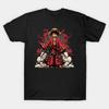 American Retro Men's Pure Cotton ONE PIECE T-shirt 220g Summer New Retro Fashion Men's and Women's Streetwear