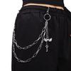 Pants Chain Punk Jeans Chain Wallet Jewelry Unisex Trousers Ornament Aesthetic Heart Wing Chain for Party/Daily Wear