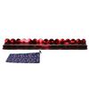 1/4Pcs Mahjong Rack with Magnetic Pusher & Storage Bag, Scalloped Acrylic Mah Jongg Tile Holder Pusher Bar, Gift for American Mahjong Players