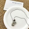 Retro Ethnic Ceramic Wood Necklace: Geometric Fruit Pendant for Women