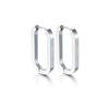 Glossy Stainless Steel Hoop Earrings For Women Men Hip Hop Steapunk Round Oval Heart Black Gold Silver Color Huggie Jewelry Gift