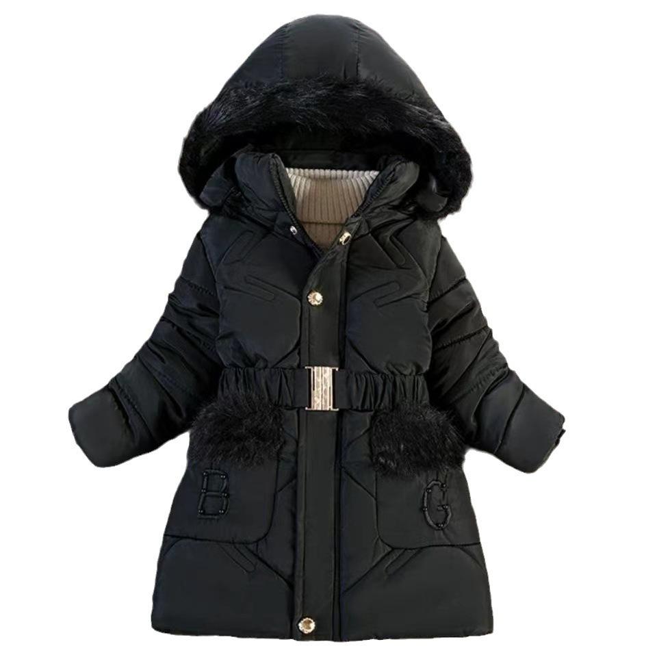Giacca invernale per ragazza Giacca addensata per bambini Giacca invernale per bambini imbottita in cotone