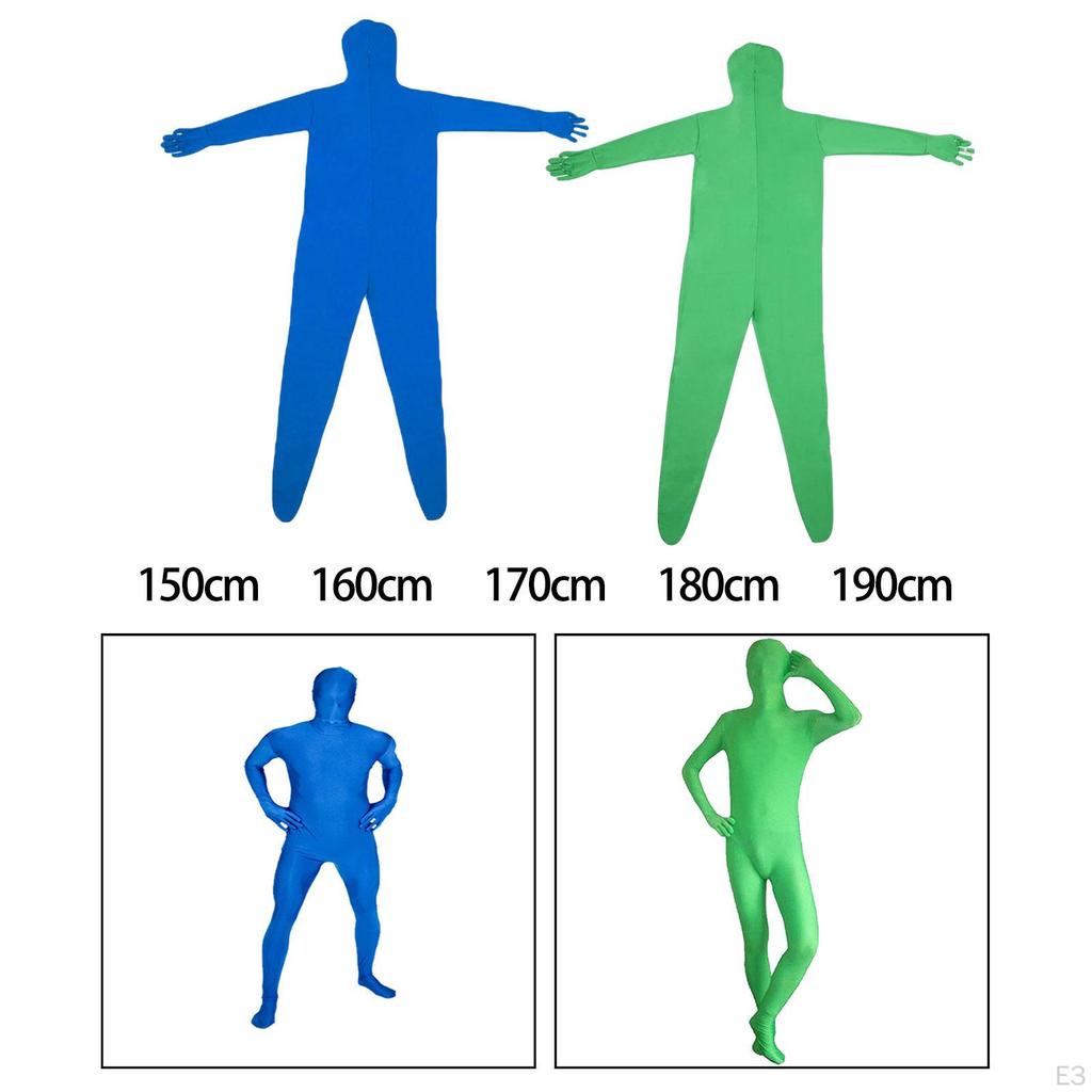 Full Body Greenman Suit Background Invisible Effect Tight