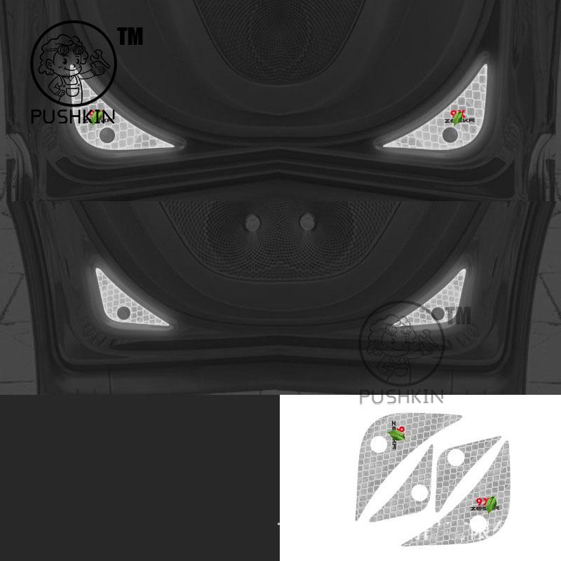 For ZEEKR 9X 2025 2026 car interior parts Anti rear collision warning sticker for front bumper of door accessories