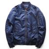 Men's Trendy MA-1 Pilot Jacket: Air Force One Stand Collar for Spring/Autumn