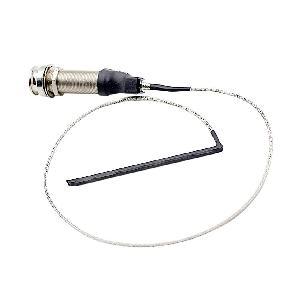 Folk Guitar Pickup Pick Up Piezo Cable Stick 6.35mm End Pin Jack Under Saddle