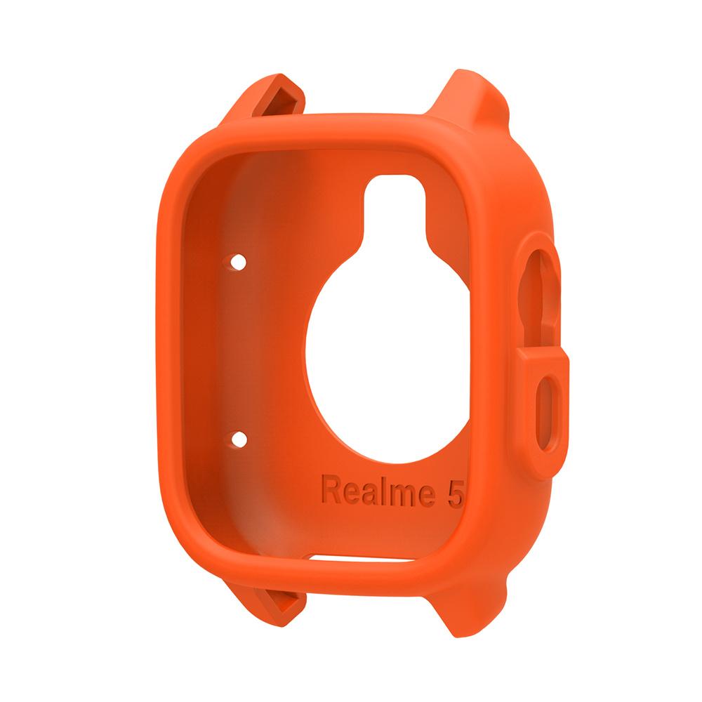 

Watch Case For Realme Watch 5 Decoration High Quality Soft Silicone Cover Anti Scratch Protective Shell Realme Watch 5 оранжевый