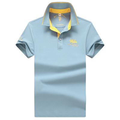 Men's Polo Shirt Summer Short Sleeve T-shirt Men's Bottoming Shirt Casual Embroidered Polo Shirt