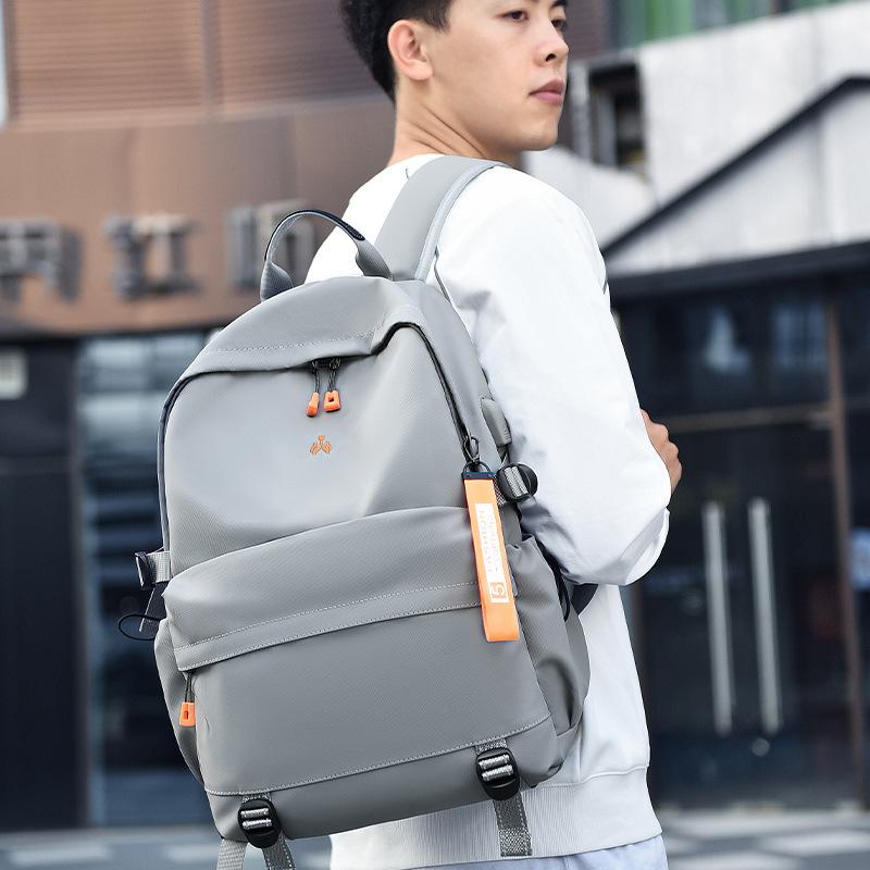 Casual men's backpack wear-resistant simple commuter travel business computer backpack large capacity premium men's backpack
