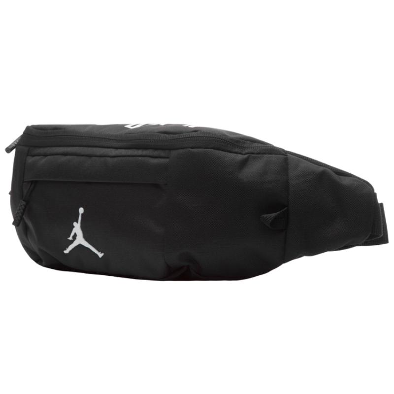 

Jordan Polyester Crossbody Bag, Fanny Pack Regular Unisex Black Jordan 9A0242 чёрный