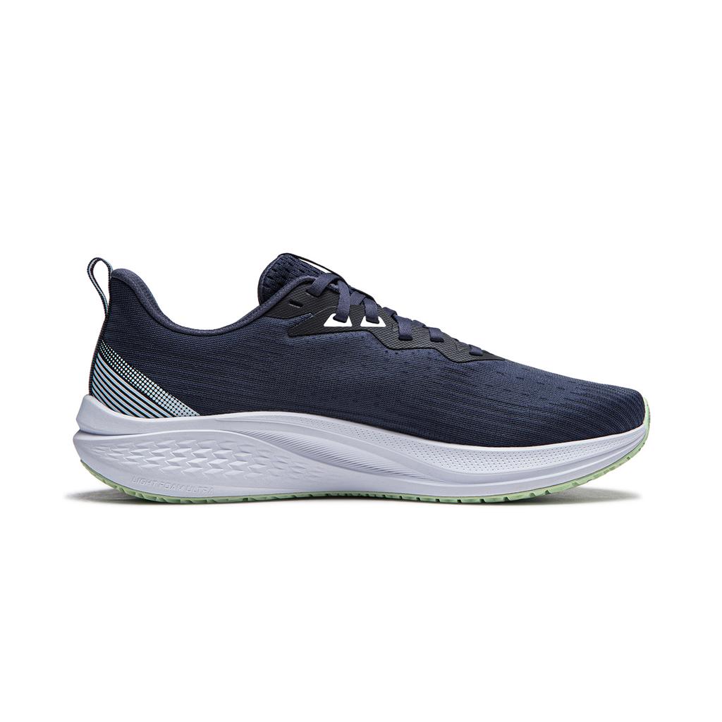 New LiNing Red Hare 7 Cushioning Slip Resistant Support Lightweight Rebound Low Top Casual Running Shoes Men's Dark Blue ARPU003-33