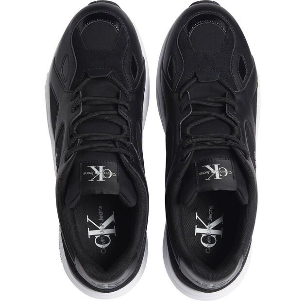 CALVIN KLEIN JEANS Retro Tennis Low Laceup Mtl Sneakers