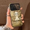 Cartoon Cat Design Mobile Phone Case Suitable for iPhone 17 16 15 14 13 12 11 Pro/ Max /Plus Anti-fall and Shockproof