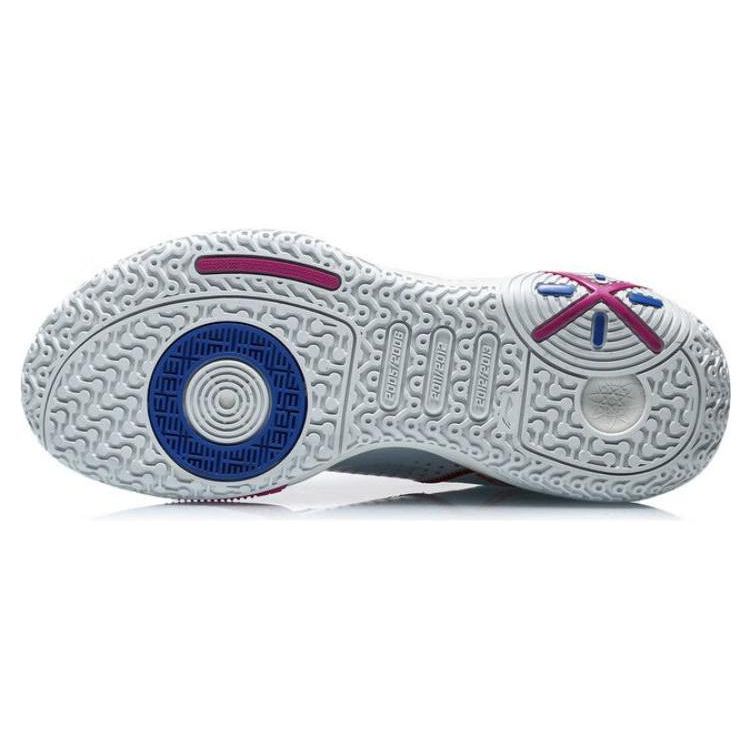 Li Ning All City 9 V1.5 Langlebige Atmungsaktive Low Top Basketballschuhe Herren Sneaker Weiß ABAT121-1