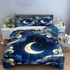 Moonlight Decor Set Night Theme Soft Comfortable Duvet Cover Bedding Set Included 1*Duvet Cover & 2*Pillowcases Gift