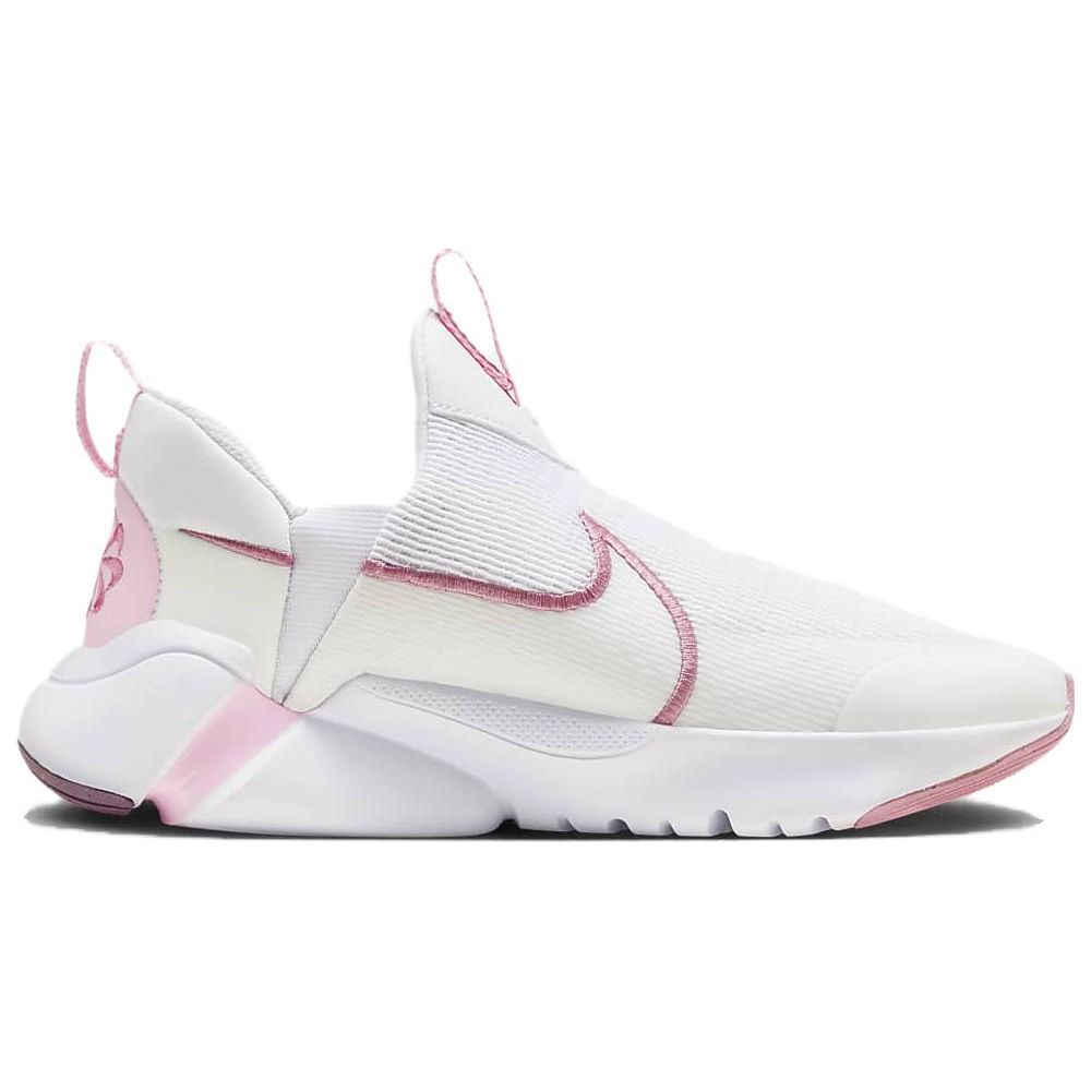 Nike Flex Plus Comfortable Fit Mesh Durable Breathable Support Low Top Running Shoes Kids Running Shoes White Pink DV8999-100