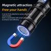 10000LM 2-in-1 LED Flashlight 90°Twist swivel Headlamp Super Bright Camping Lamp Outdoor Working Hiking Emergency Headlight Magnet Torch