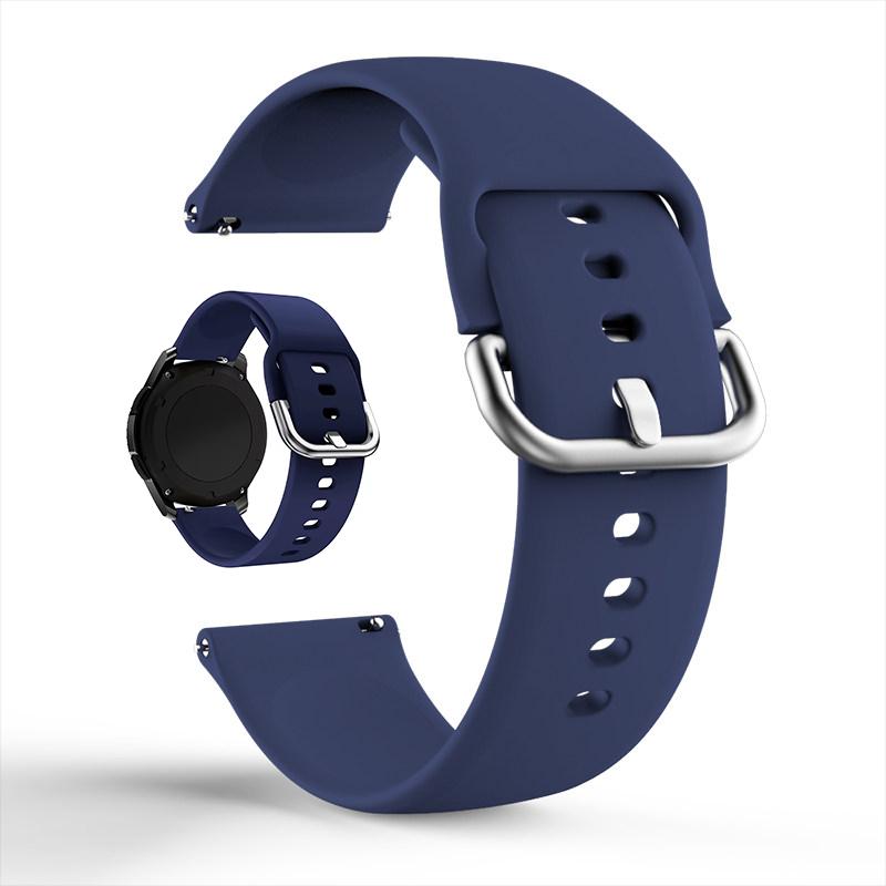 

Silicone Strap Bands for Samsung Galaxy Watch 6 5 4 Active 2 Sports 22mm Watch Straps For Amazfit GTS 4/3/2e/Bip Watchbands Belt 20mm watch band