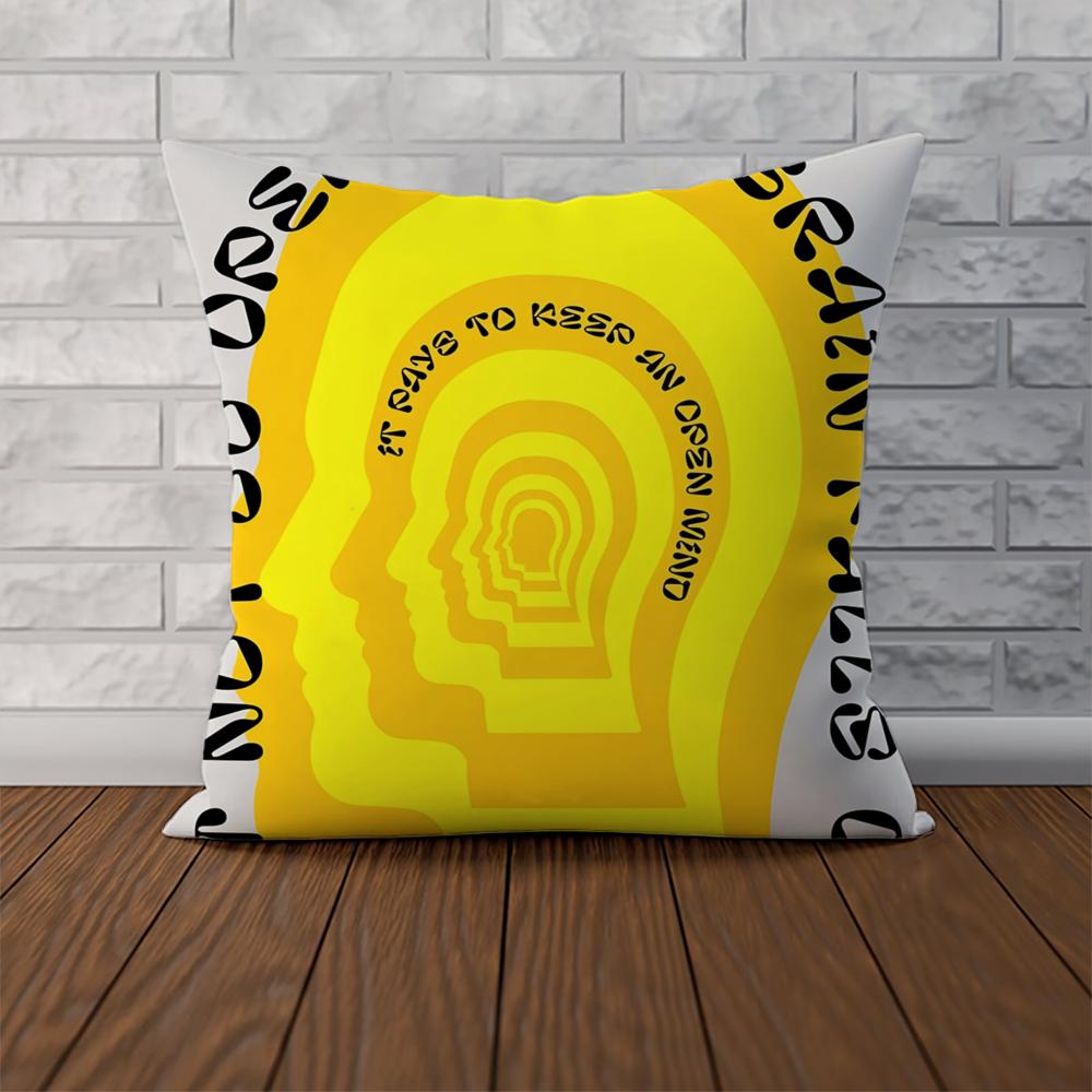 John S-SchulischS Art Pillow Case For Car Sofa Decorative Home Double-sided Print Plush Square Throw Pillow Cushion Cover
