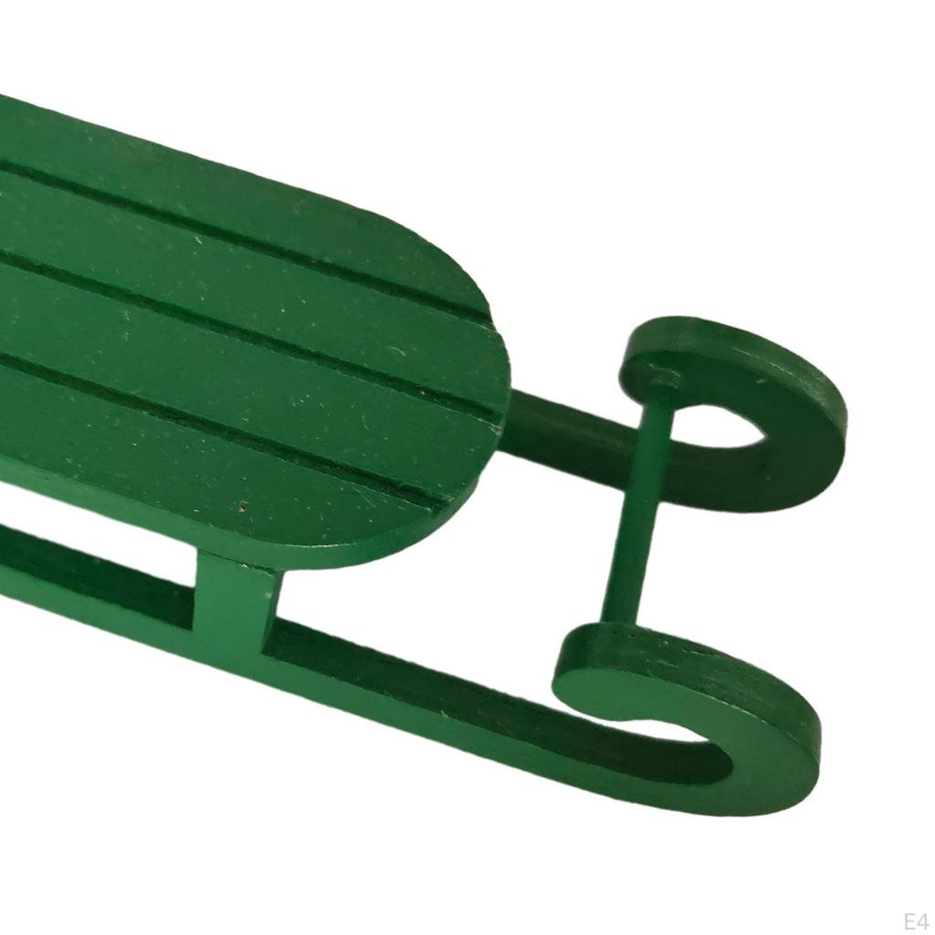 Miniature Sled Dollhouse Decoration DIY Crafts Slide Furniture Accessories Scene Model Simulation