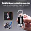 Mini COB Keychain Flashlight USB Rechargeable LED Torch 6 Modes Waterproof Portable Work Light for Camping Hiking Emergency Use