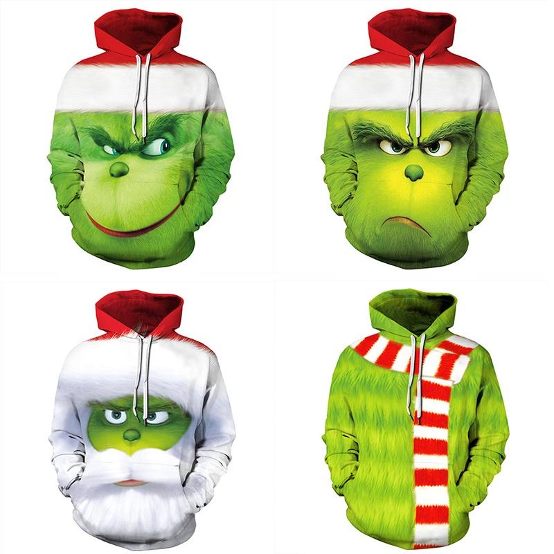 Rascal Monster Green The Mens Hoodie Jacket Shirts Sweater Custume Xmas