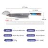 FINDKING Luxury Blue Resin Sapele Wood Handle 9.5 Inch Gyuto Knife 67 Layers Damascus Steel Japanese Kitchen Chef Knife