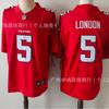 Mens Rugby Jersey Falcons Team 5 7 Short Sleeve Embroidered Sports Shirt Training Game Wear