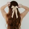 Stylish Bow Ribbon Hairpin: Sweet, Versatile, High-End Hair Accessory for Trendy Girls