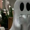 Halloween Ghost Can Holder Spooky Resin Drink Holder Cute Ghost Drink Holder Ghost Beverage Holder for Indoor Home Decor