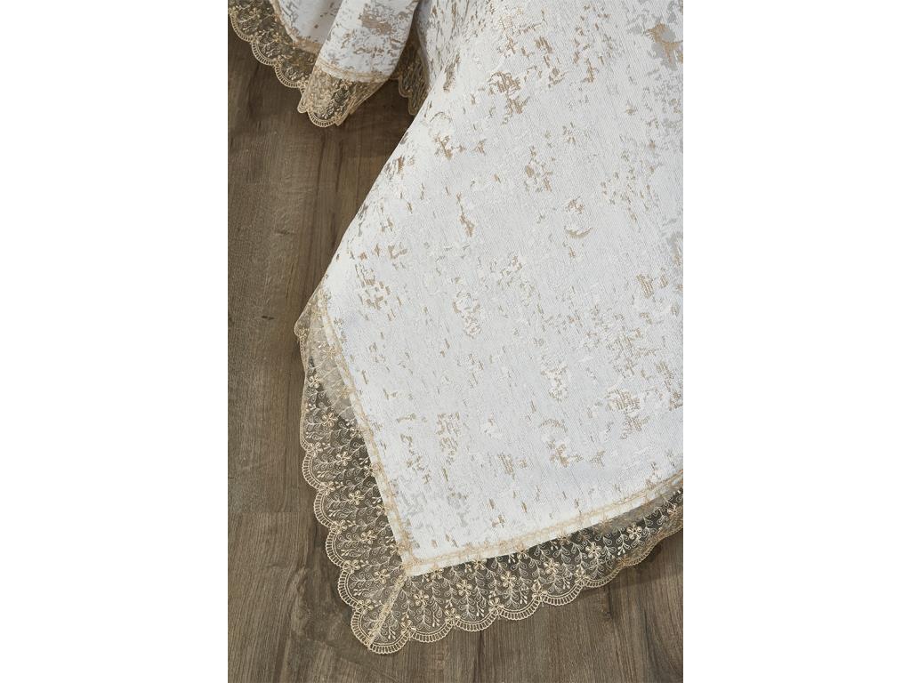 Yonca Tagesdecke Creme Cappuccino