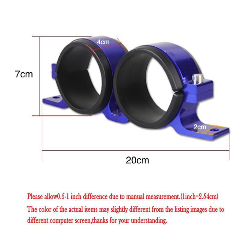 JKdreamer Dual Twin Fuel Pump Mount Bracket 60MM Fuel Filter Clamp 60mm Cradle For Car Modified TK-CA747K2