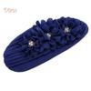 CMW Three Flower Decal Design Turban Hat Elastic Hijab Hair Loss Cover Headwear