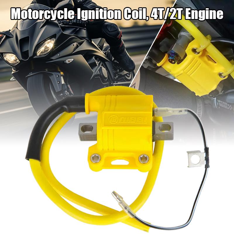 Universal 4T 2T Motorcycle Lgnition Coil Racing Coil For ATV Scooter Dirt Bike Moped Go Kart Engine Lgnition Moto Accessories