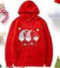 Christmas Santa Claus Printed Hoodie - European and American Style