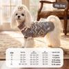 Gemütlicher gestreifter Kunstmink-Pullover für kleine/mittelgroße Hunde & Katzen - Herbst/Winter Haustierbekleidung